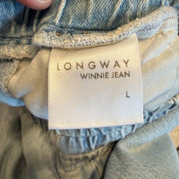 LONGWAY CALIFORNIA Winnie Jean - Large / Bleached Indigo / Regular Length - Picture 5 of 7